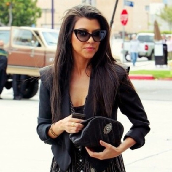 fairlygirly Accessories - Retro Pointed Cat Eye Plastic Frame Sunglasses